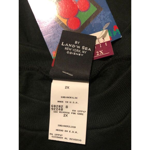 Vintage Mickey Unlimited Mickey Mouse Christmas Crewneck Sweatshirt 2XL - Picture 12 of 15